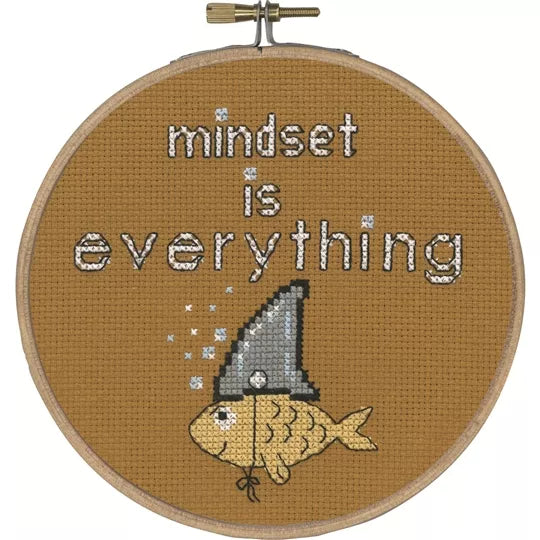 Mindset Cross Stitch Kit - Permin