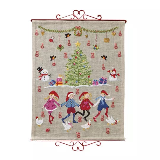 Celebration Advent Cross Stitch Kit - Permin