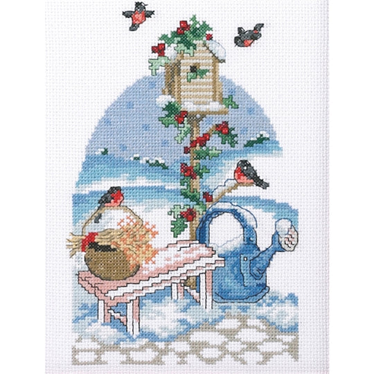 Nest Box Cross Stitch Kit - Permin