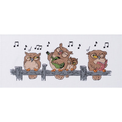 Owl Serenade Cross Stitch Kit - Permin