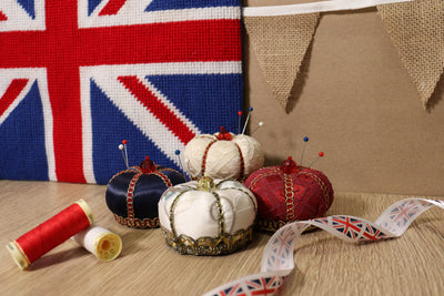 Crown Pincushion ~ Hobby Gift Colours Vary