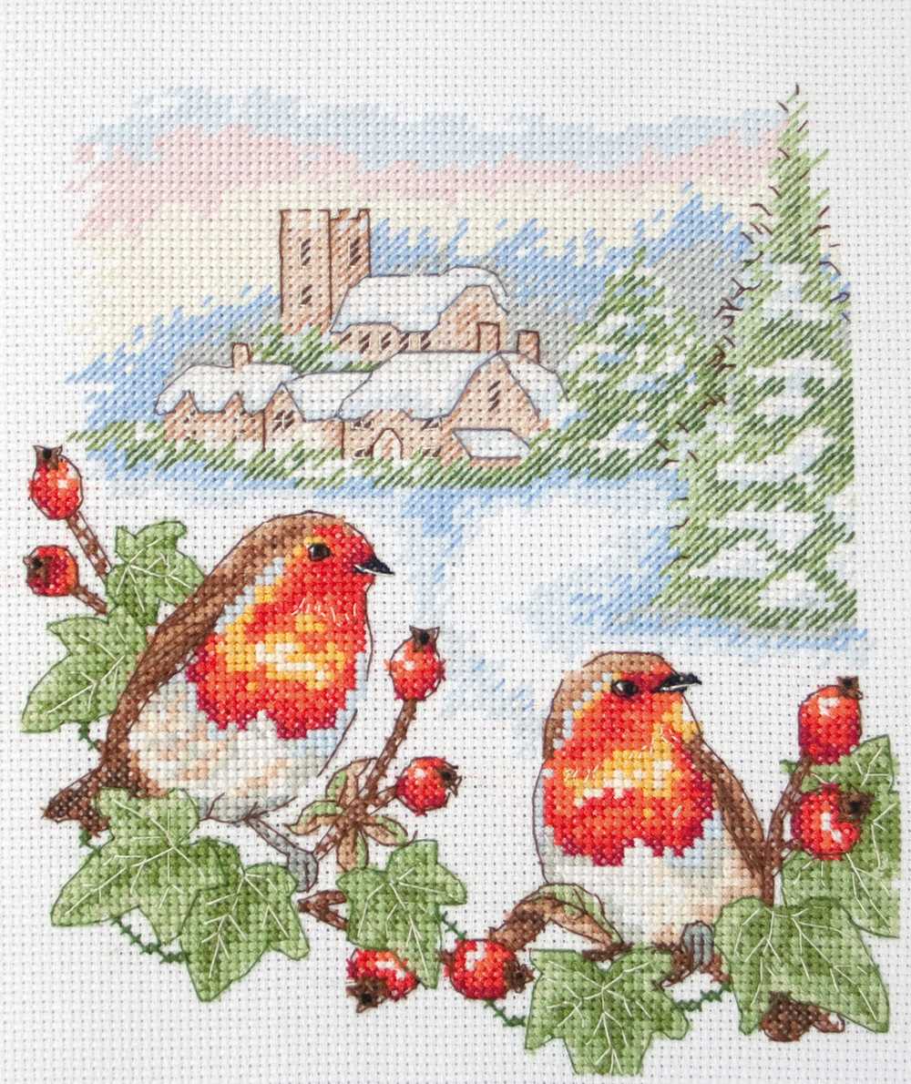 Winter Robin - Anchor Cross Stitch Kit