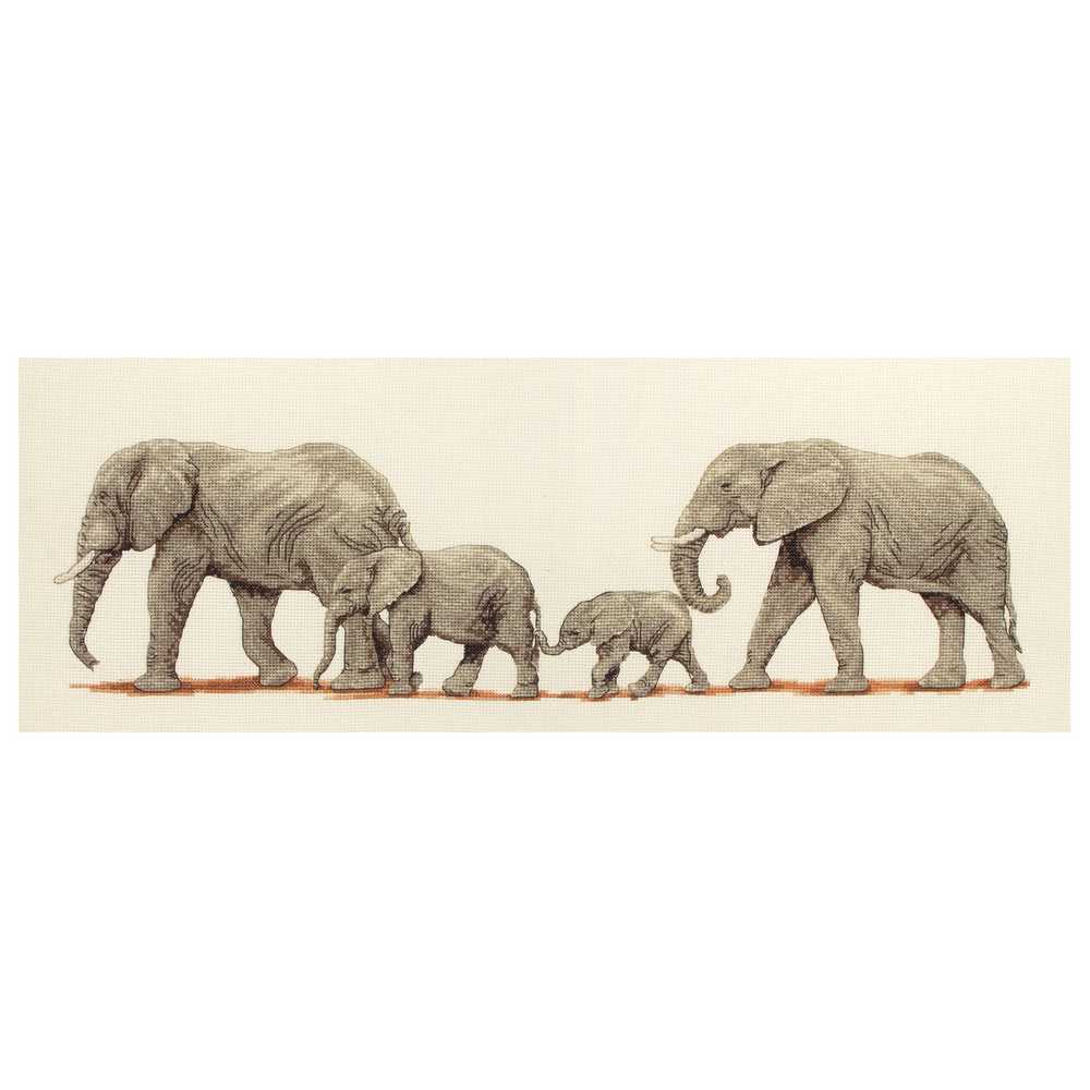 Elephant Stroll - Anchor Cross Stitch Kit