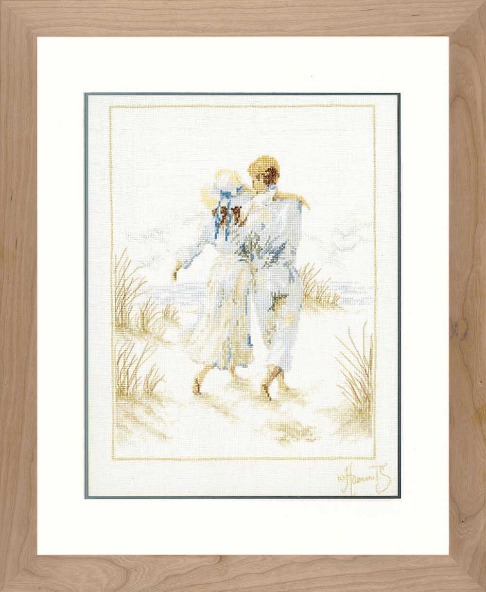 Romance (Linen) Counted Cross Stitch Kit by  Lanarte