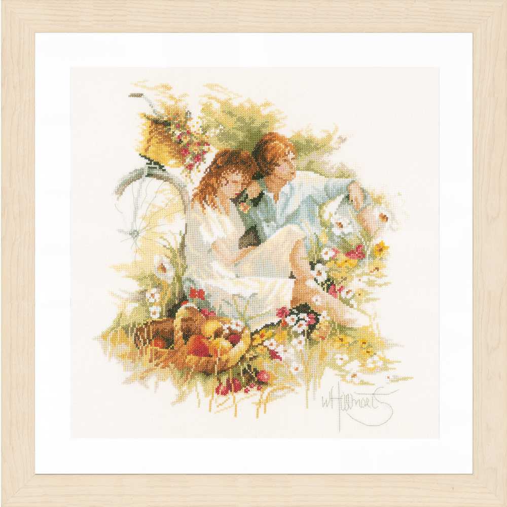 Counted Cross Stitch Kit Picnic - Lanarte