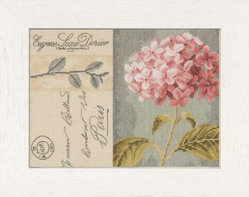 Hydrangea Counted Cross Stitch Kit Lanarte