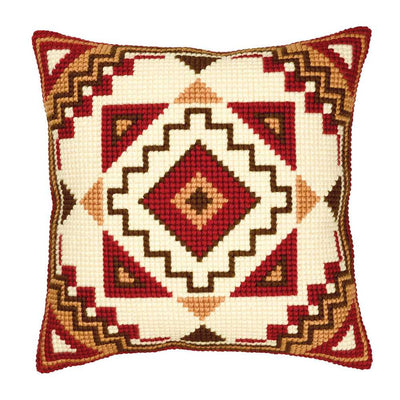 Geometric Design Cushion Front Cross Stitch Kit Vervaco