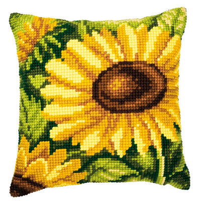 Sunflowers Cushion Front Cross Stitch Kit Vervaco