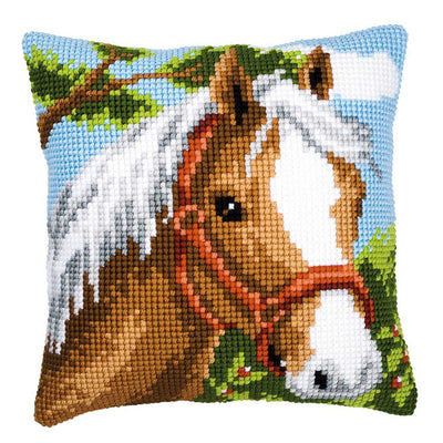 Pony Cushion Front Cross Stitch Kit Vervaco