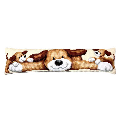 Playful Dog Draught Excluder Cross Stitch Kit - Vervaco