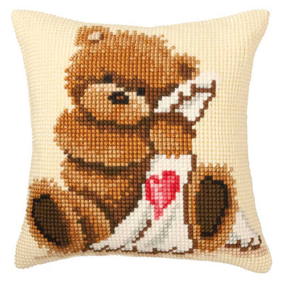 Vervaco Cross Stitch Cushion Kit - Popcorn Goodnight