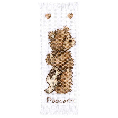 Vervaco Cross Stitch Bookmark Kit - Popcorn