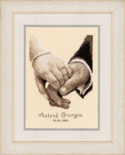 Wedding Happiness Cross Stitch Kit Vervaco