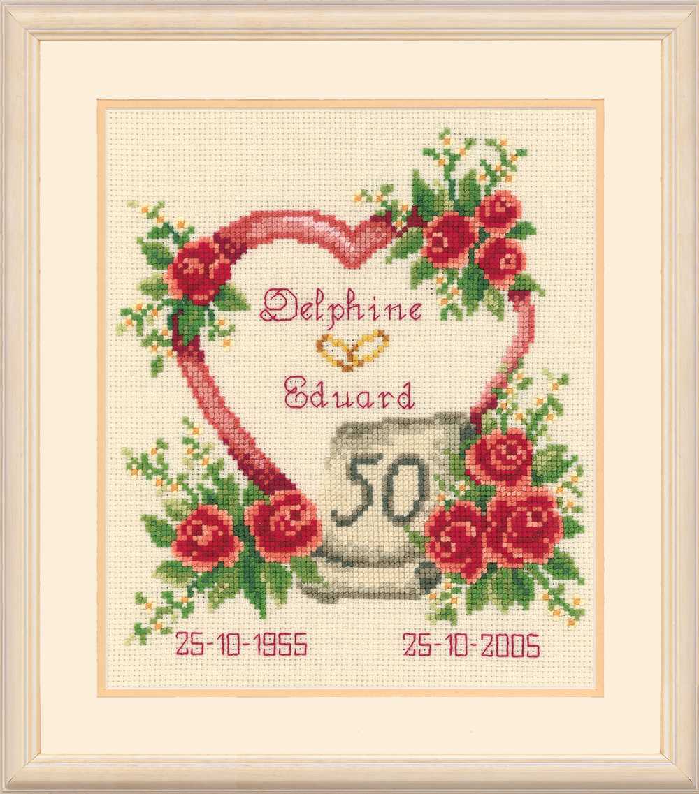 Anniversary Cross Stitch Kit Vervaco