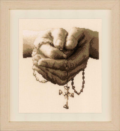 Praying - Counting Cross Stitch Kit by Vervaco