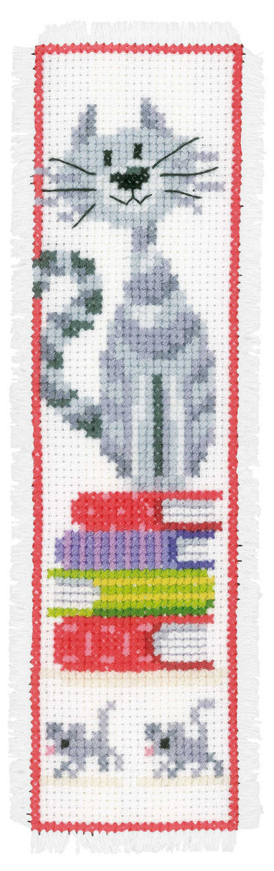 Vervaco Cross Stitch Bookmark Kit - Cats 2
