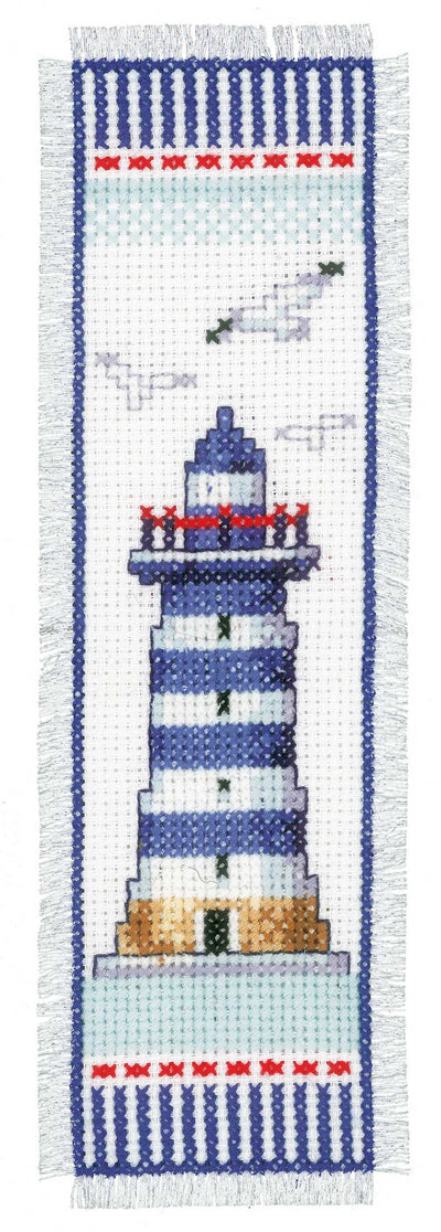 Lighthouse Bookmark Cross Stitch Kit Vervaco
