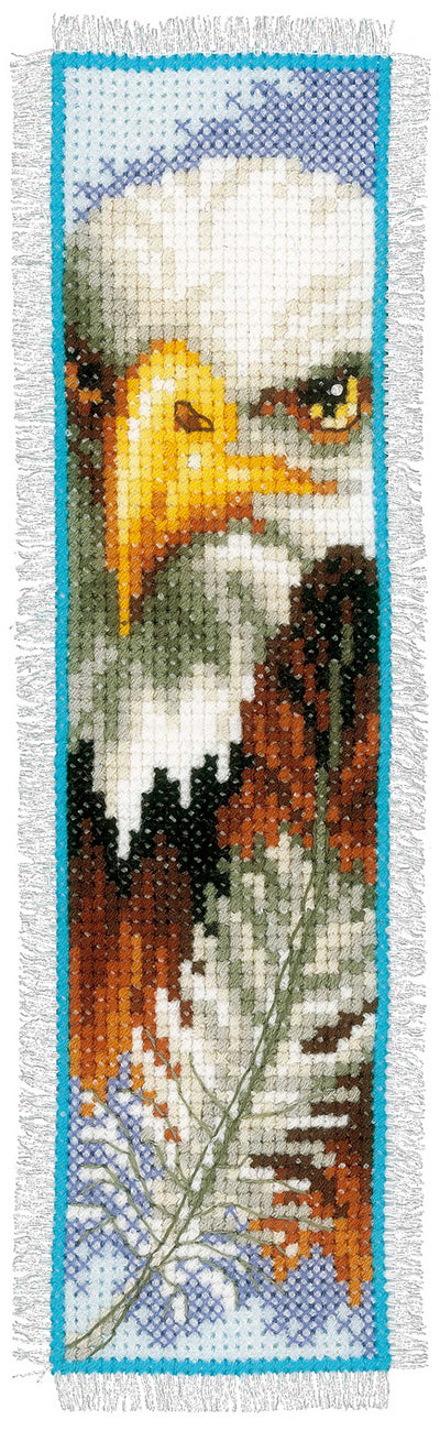 Eagle Bookmark Cross Stitch Kit Vervaco