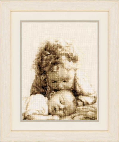 Sisterly Love Cross Stitch Kit Vervaco