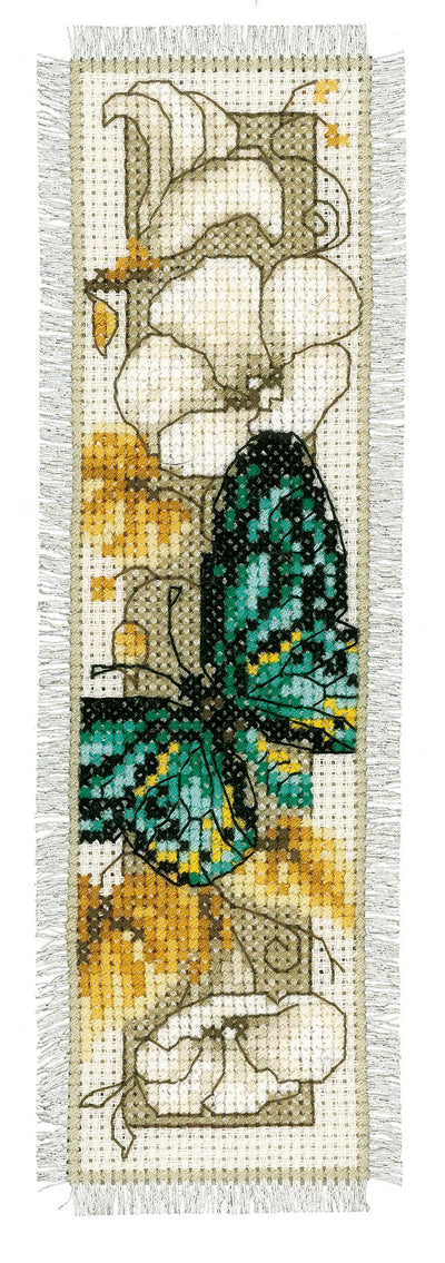 Vervaco Cross Stitch Bookmark Kit - Butterfly 1