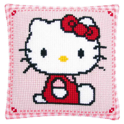Hello Kitty Cushion Front Cross Stitch Kit Vervaco