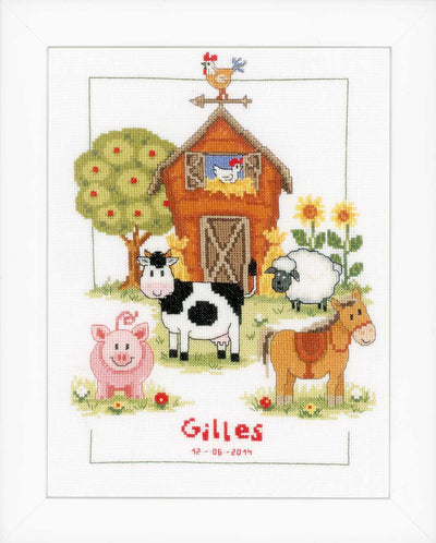 At The Farm Cross Stitch Vervaco