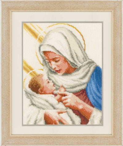 Maria And Jesus Cross Stitch Kit Vervaco