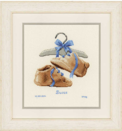 My First Shoes Cross Stitch Kit Vervaco