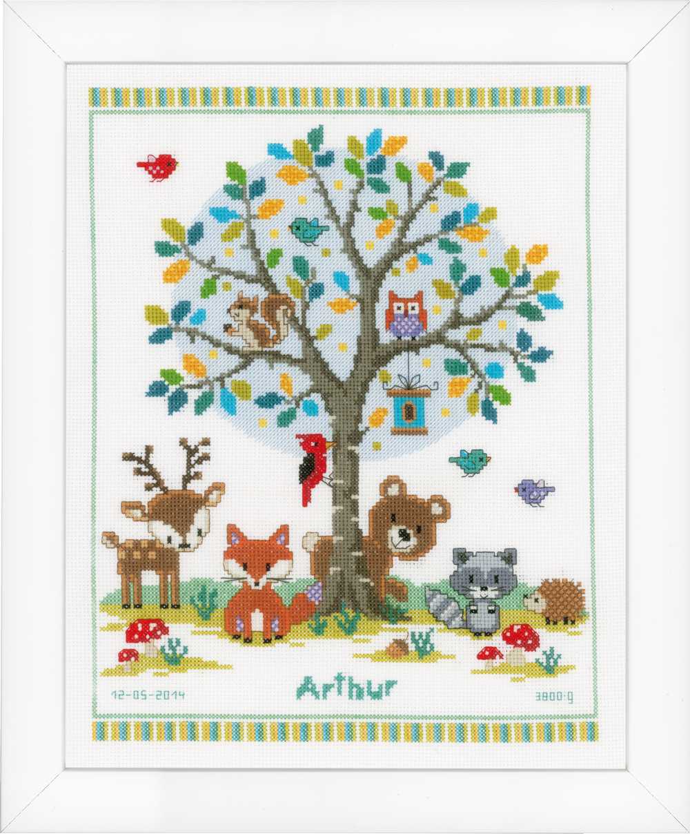 Into The Woods Cross Stitch Vervaco