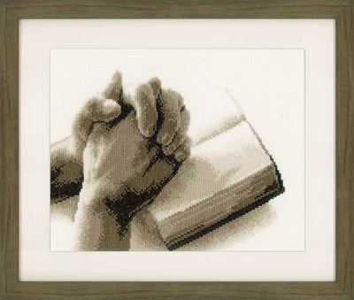Praying Hands Cross Stitch Kit by Vervaco