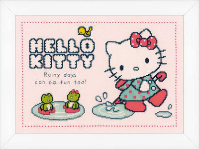 Hello Kitty: Rainy days  Cross Stitch Kit Vervaco
