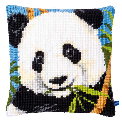 Vervaco Cross Stitch Cushion Kit - Panda