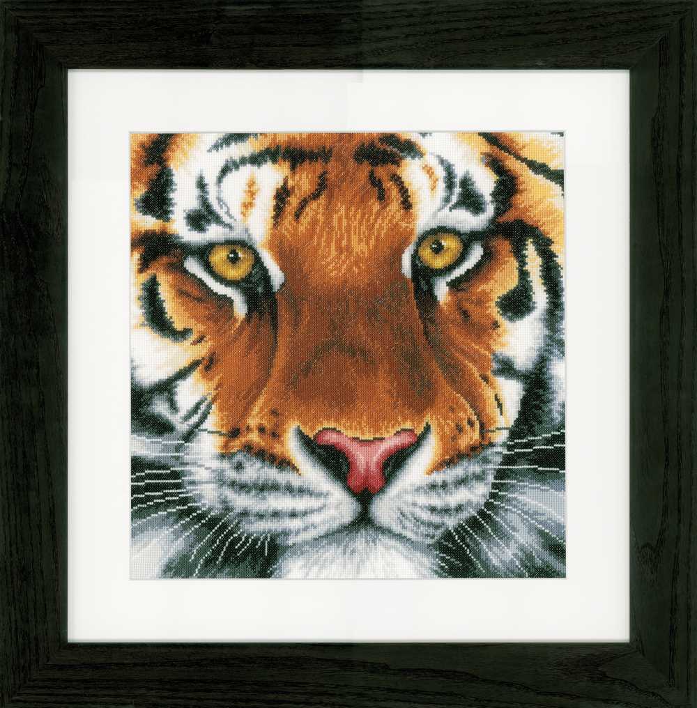 Tiger (Evenweave) Counted Cross Stitch Kit Lanarte