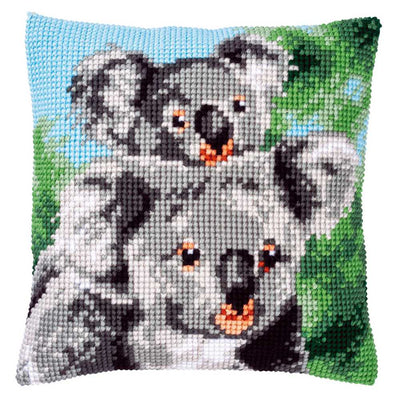 Vervaco Cross Stitch Cushion Kit - Koala with Baby