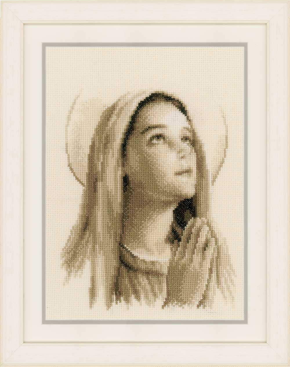 Hail Mary Cross Stitch Kit Vervaco