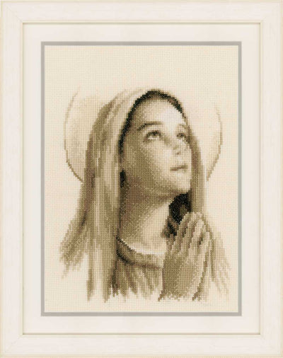 Hail Mary Cross Stitch Kit Vervaco