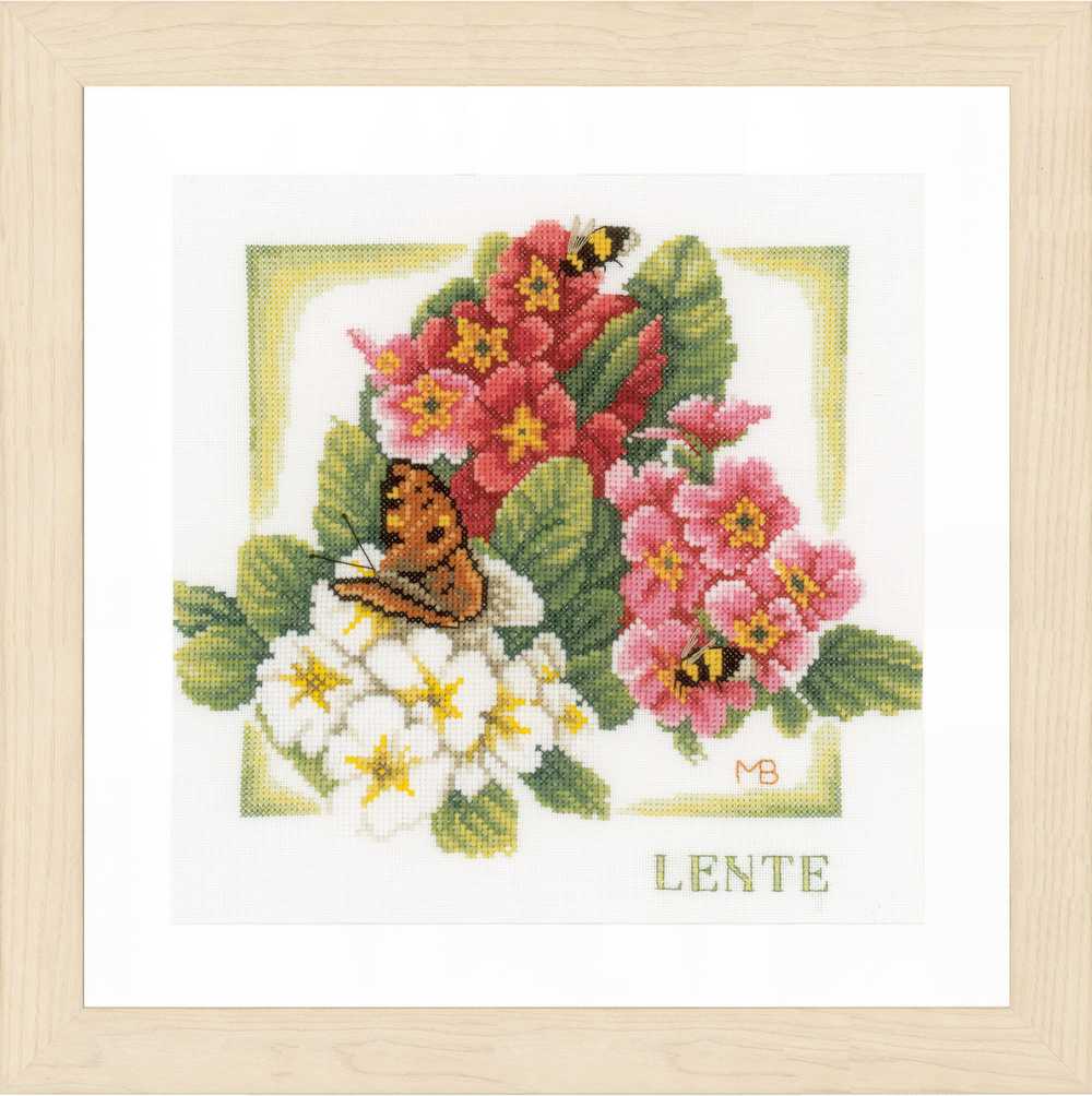 Spring (Evenweave) Counted Cross Stitch Kit Lanarte