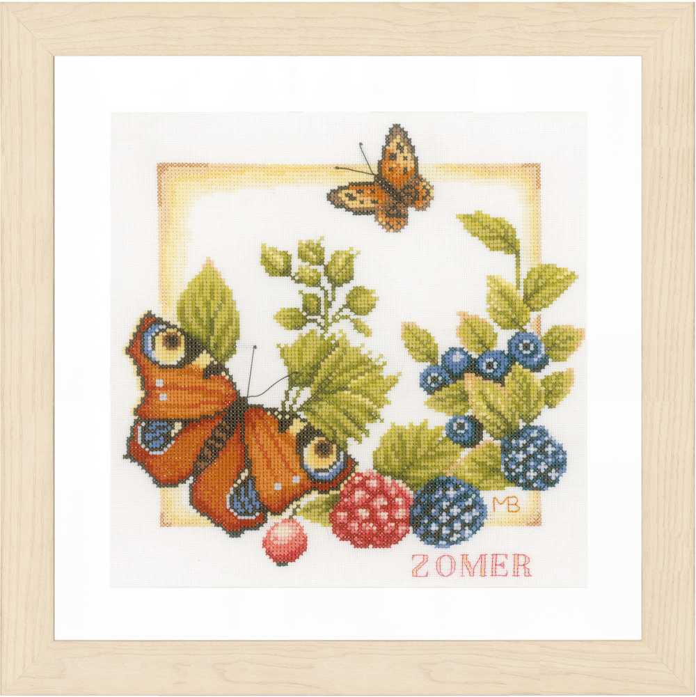 Summer (Evenweave) Counted Cross Stitch Kit Lanarte