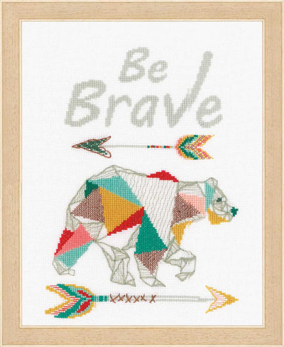 Vervaco Cross Stitch Kit - Be Brave