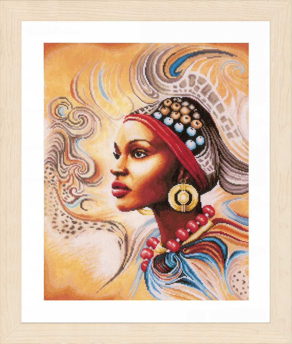 Lanarte Cross Stitch Kit - Mother Africa