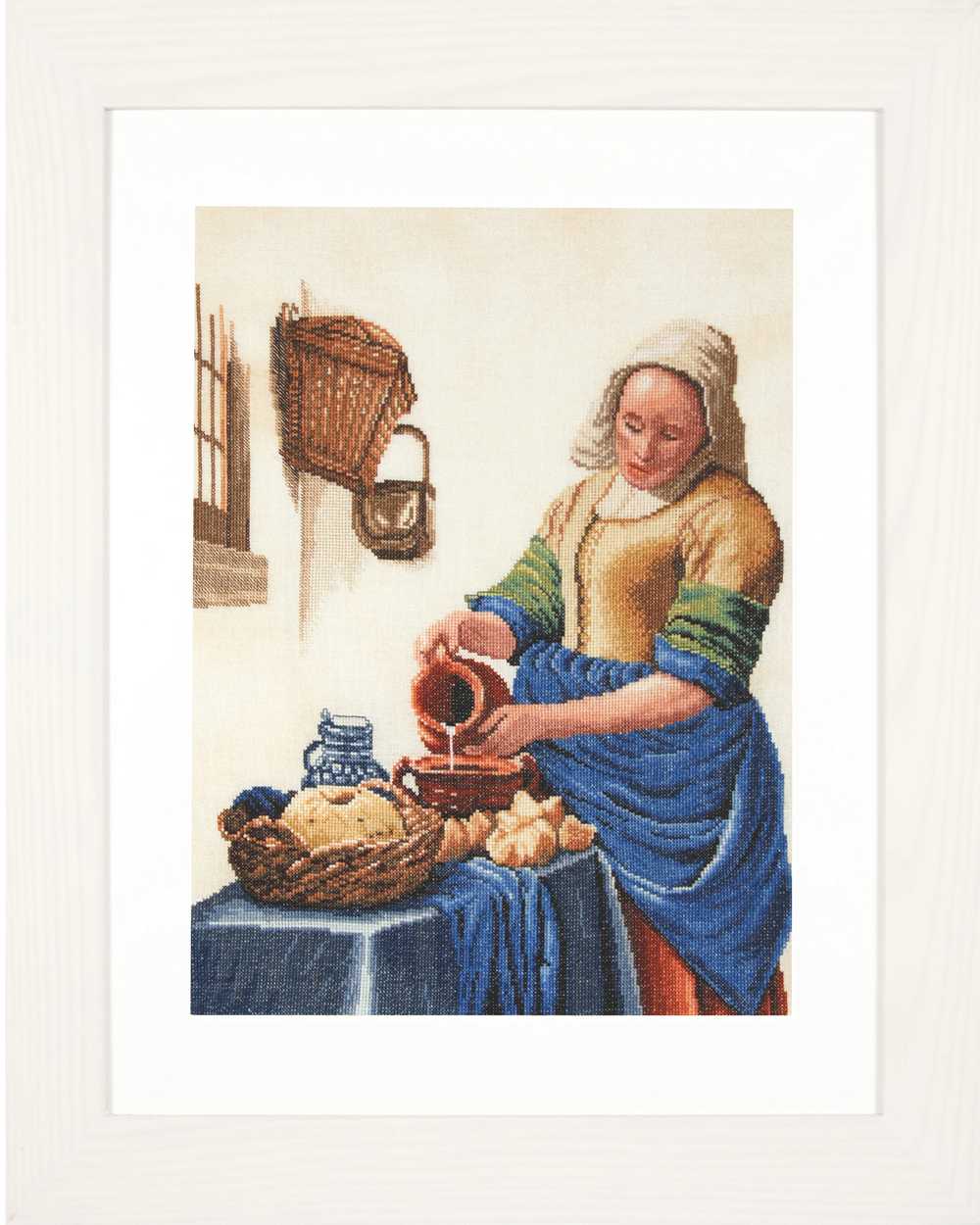 Milk Lady Counted Cross Stitch Kit Lanarte