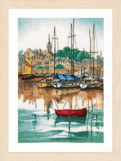Lanarte Cross Stitch Kit - Sunrise at Yacht Harbour