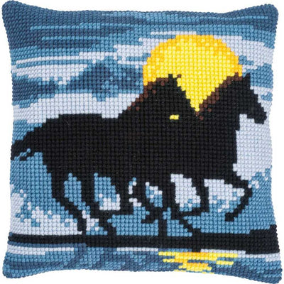 Vervaco Cross Stitch Kit - Horses in Moonlight