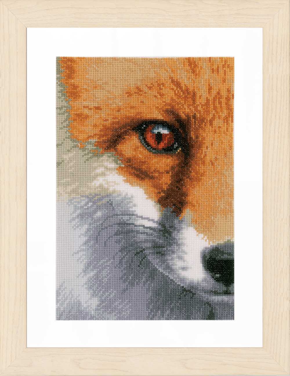 Lanarte Cross Stitch Kit - Fox (Evenweave)