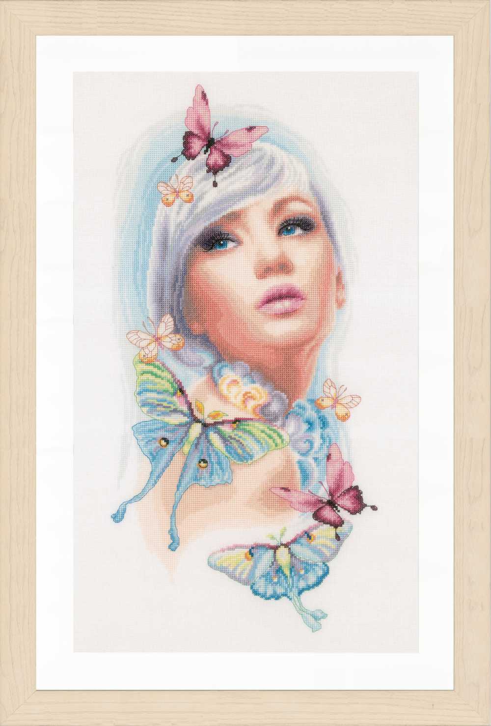 Lanarte Cross Stitch Kit - Butterfly Dreams