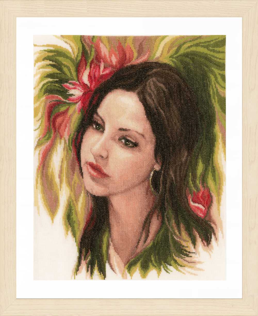 Lanarte Cross Stitch Kit - Bewitching Youth (Linen)