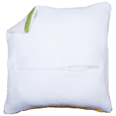 White Cushion Back with Zipper by Vervaco 45 x 45cm