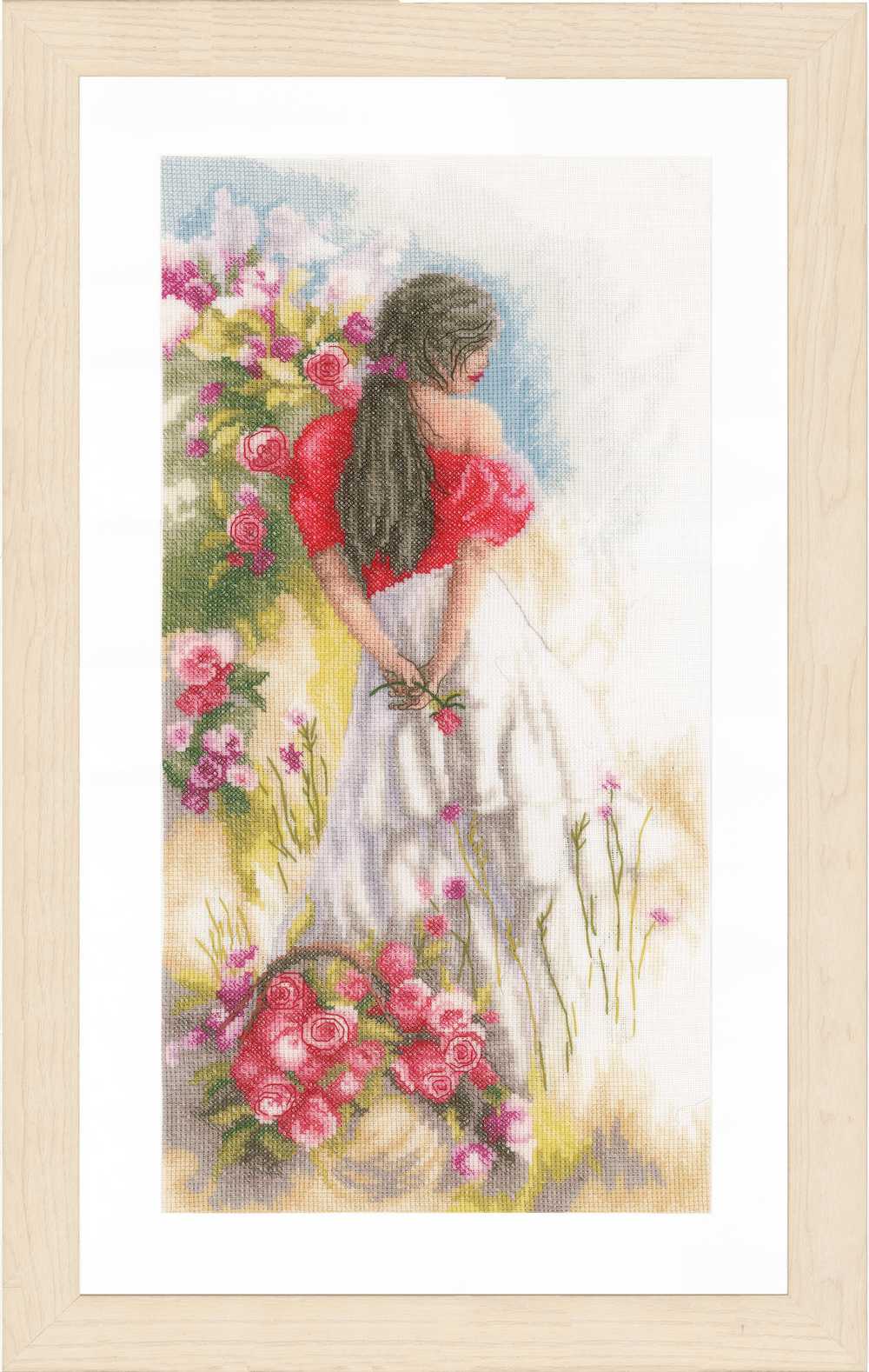 Lanarte Cross Stitch Kit: In the Fields  (Linen)