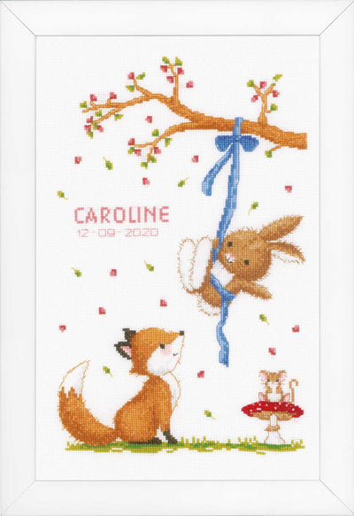 Forest Friends Cross Stitch Kit - Vervaco