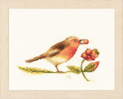 Lanarte Cross Stitch Kit - Robin